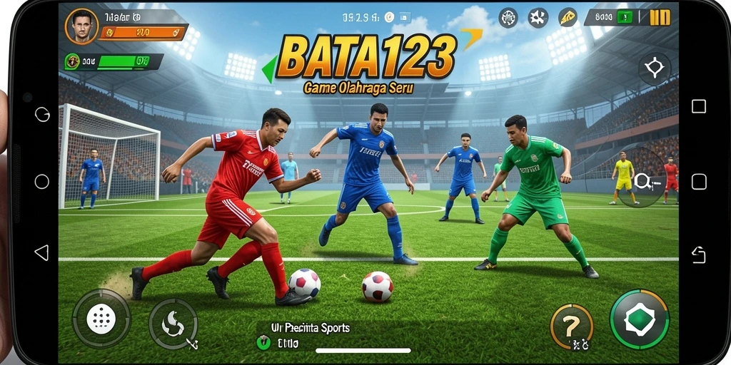 Screenshot gameplay BATA123 menampilkan aksi seru dalam pertandingan olahraga.