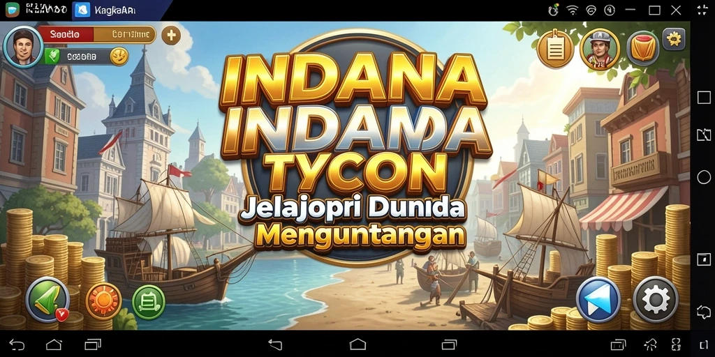 Menampilkan gameplay yang menarik dari game Tycoon INDAAA.