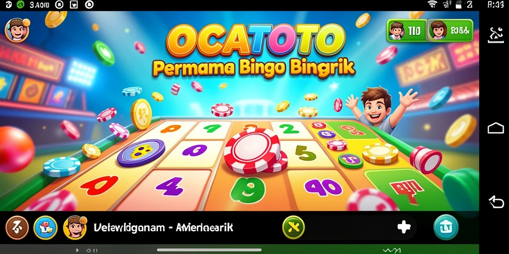 Tampilan gameplay seru dan interaktif dari OCATOTO Bingo.