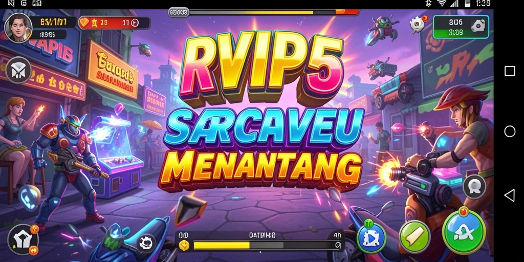 Tampilan gameplay seru di RVIP5 dengan berbagai tantangan menarik.