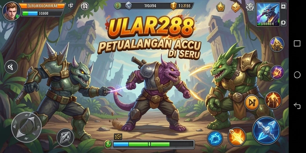 Tangkapan layar ULAR288 menampilkan aksi bermain yang menegangkan dan grafis spektakuler.